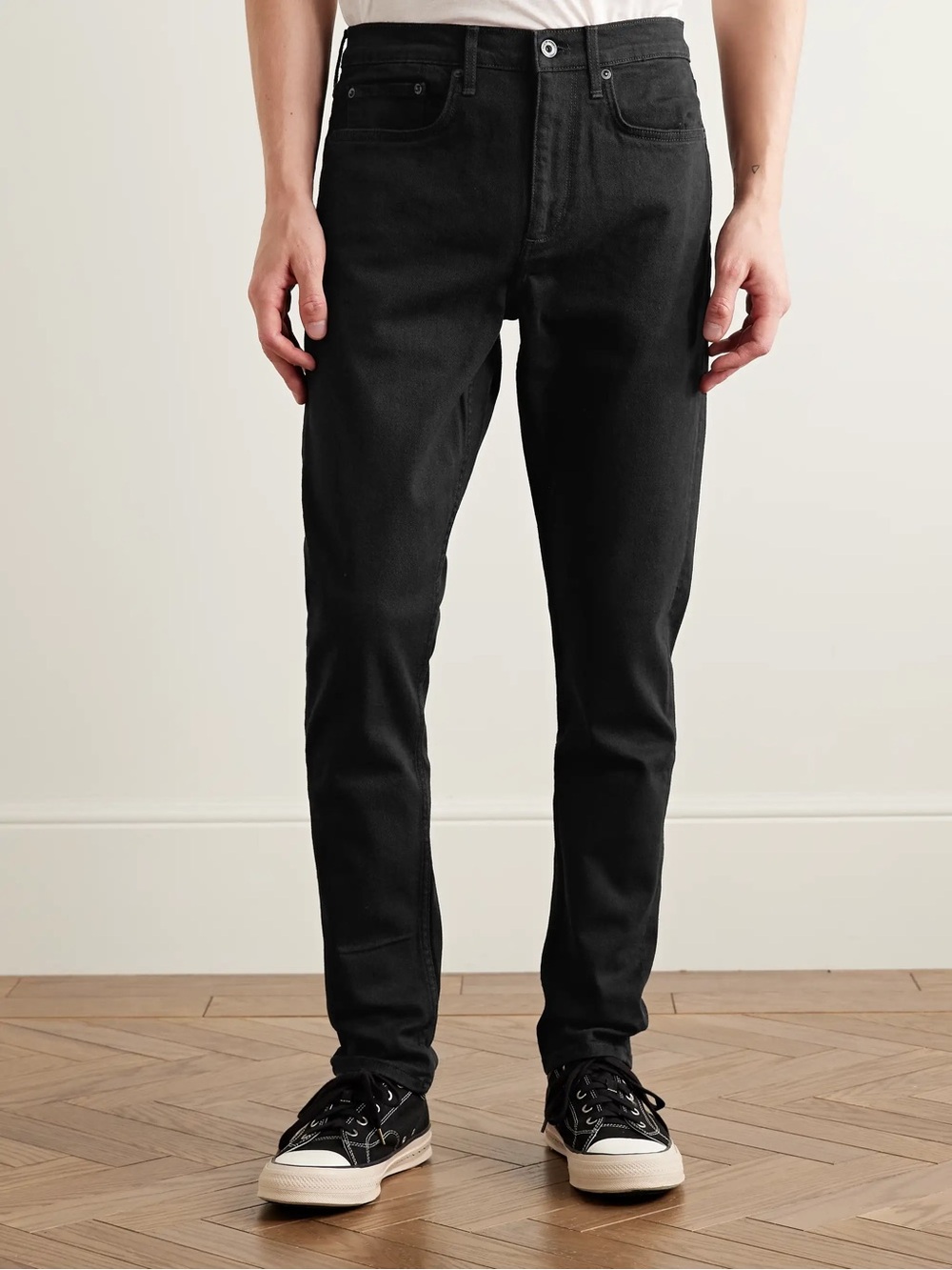 Rag & Bone Fit 1 Slim Fit Jeans in Devon Wash Black, Men’s size 38x34